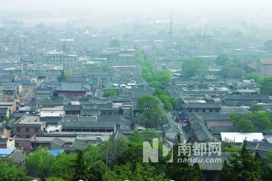 将被大面积拆迁的古城。