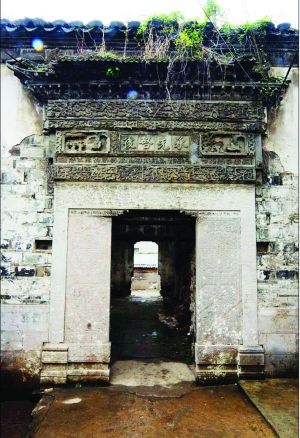 被拆掉门头后现在的样子 现代快报记者 顾炜 摄