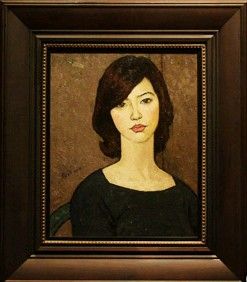 靳尚谊捐赠作品《培培》