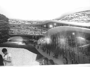 地质博物馆效果图 冯伟民 供图