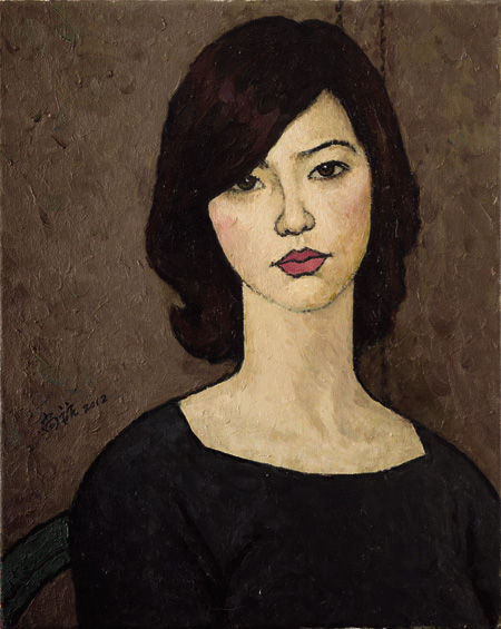 靳尚谊《培培》39×49cm-2012年