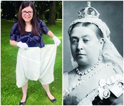 英女王维多利亚的一条灯笼短裤11日以超过1.2万英镑(约合1.88万美元)的成交价拍卖。