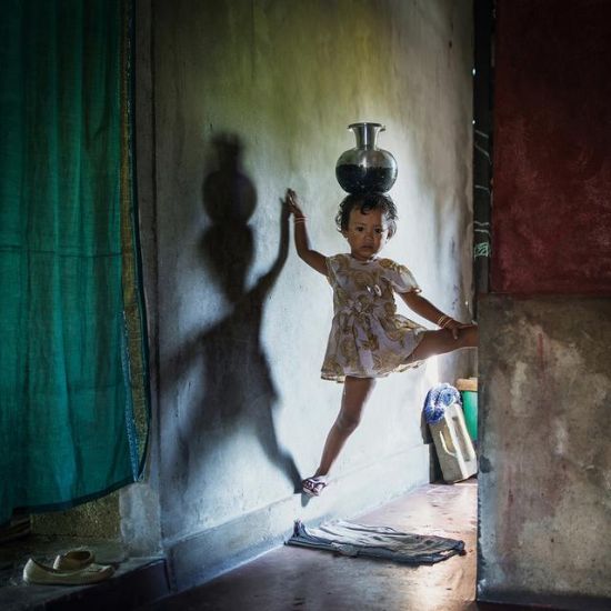 印度母系氏族部落状况摄影