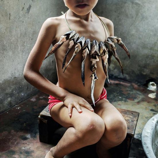 印度母系氏族部落状况摄影