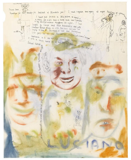 艺术家弗洛伊德青少年时期信件