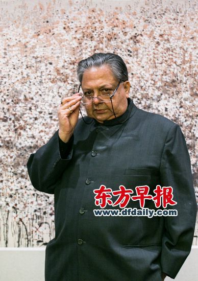 印度国家现代美术馆馆长瑞杰夫·卢臣 贾亚男 图