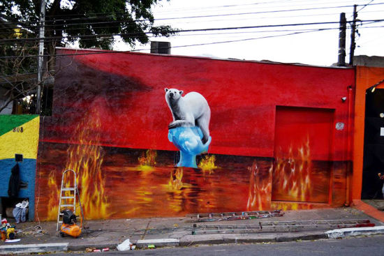 巴西圣保罗涂鸦艺术家Eduardo Kobra