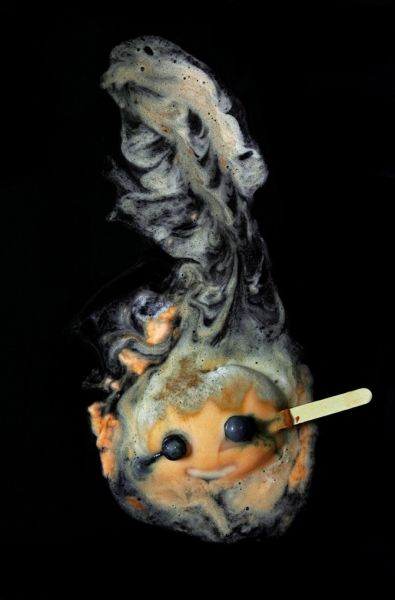 摄影：融化的冰淇淋