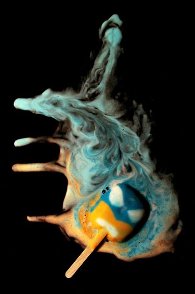 摄影：融化的冰淇淋