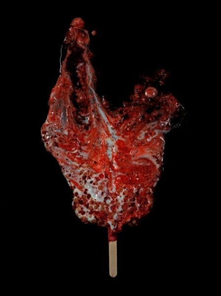 摄影：融化的冰淇淋