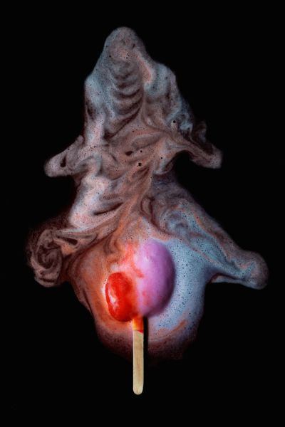 摄影：融化的冰淇淋