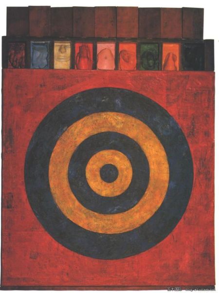 美国当代艺术家琼斯的画作