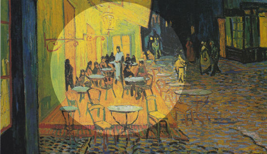 　　《夜晚的咖啡馆——室外》