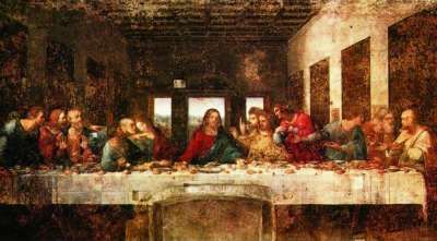 　　达芬奇《最后的晚餐》