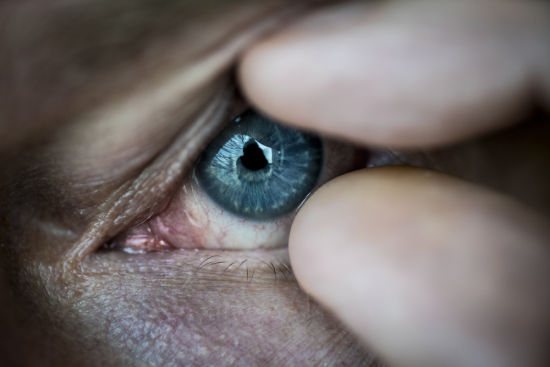 英国艺术家利用眼球追踪技术 实现用眼睛画画