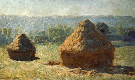 《干草堆》是法国印象派大师莫奈的一系列绘画作品，这些作品都以“干草堆” 为主题，其中主要作品有二十五幅，均为布面油画。