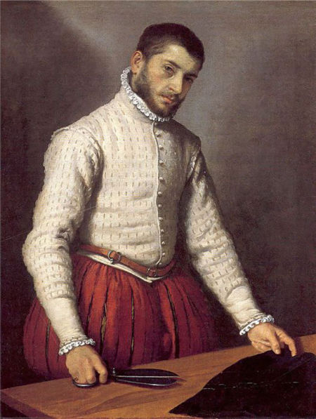　　▲ 《裁缝》，Giovanni Battista Moroni