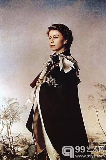 伊丽莎白二世油画画像