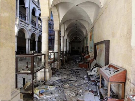 叙利亚内战后被破坏的古迹（图源：联合国教科文组织网站）