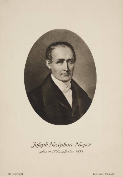 法国发明家Joseph Nicephore Niépce