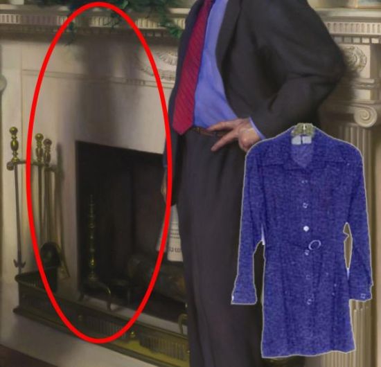 　　就是这件蓝裙子