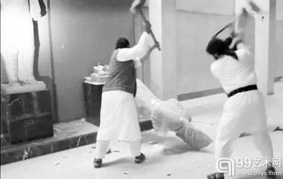 ISIS大肆破坏文物