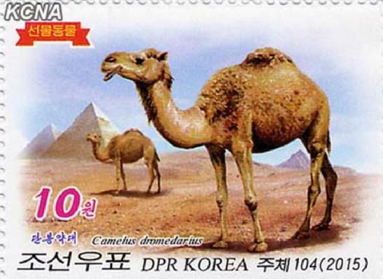据朝媒14日报道，为了庆祝金正日诞辰日(光明星节，2月16日)，朝鲜发行了4枚个别邮票。（朝中社）