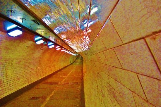 James Lee：伦敦格林尼治的行人隧道