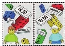 俄罗斯套娃和德姆科沃(Dymkovo)彩绘陶制玩具邮票