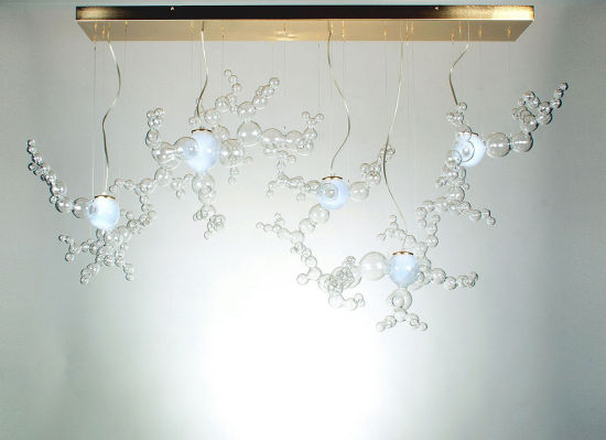 美呆！意艺术家吹制玻璃打造纯美通透工艺品