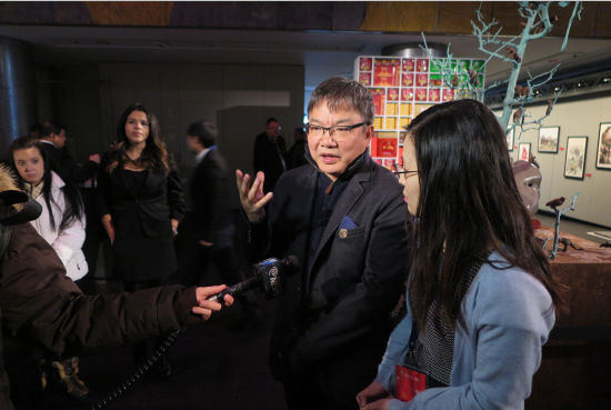 “艺术中国汇”总设计黄建成接受采访