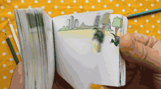 创意十足！美艺术家手绘求婚系列翻页动画