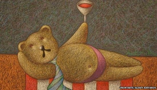 用酒购买艺术品：俄罗斯艺术家开展特殊艺术活动