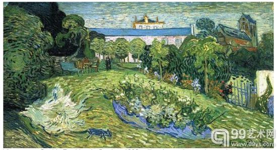 将从巴塞尔美术馆撤走的梵高作品《Daubigny’s Garden》, 1890