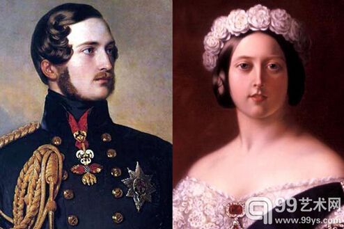 维多利亚女王及其王夫阿尔伯特亲王
