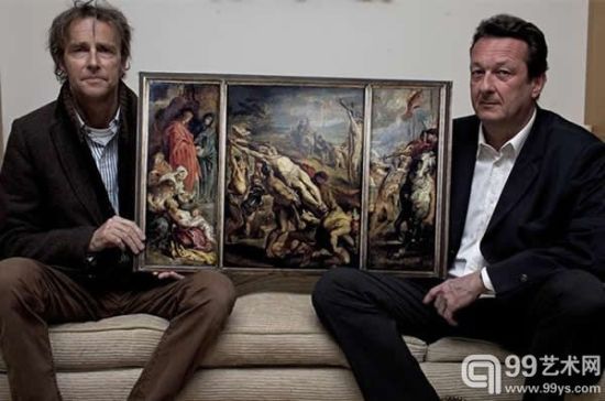 曾被纳粹掠夺的鲁本斯作品《竖立的十字架》。