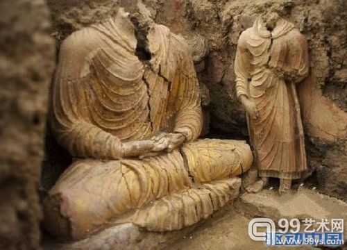 阿富汗发现2600年前佛寺内藏大量文物
