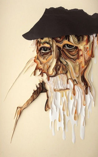 俄罗斯惊艳衍纸艺术 我生君已老