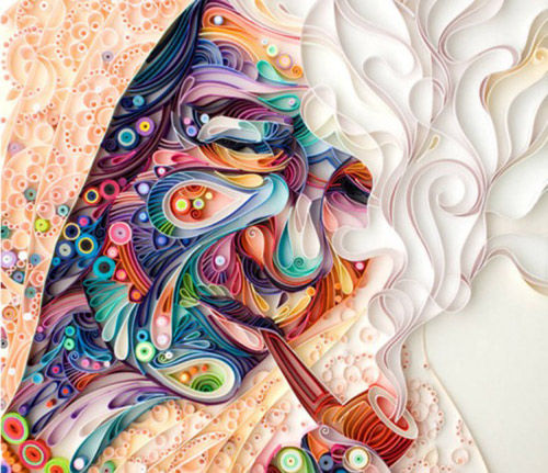 俄罗斯惊艳衍纸艺术 我生君已老