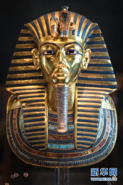 古埃及法老图坦卡蒙黄金面具
