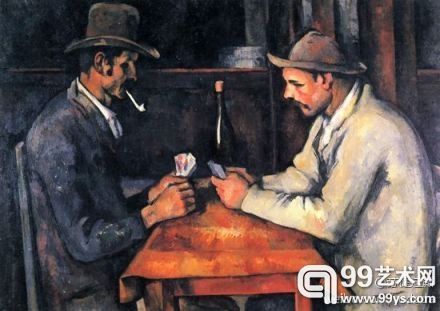 塞尚 《玩纸牌的人》