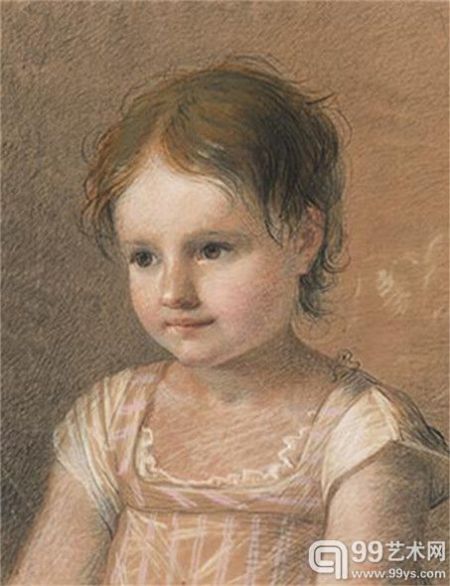 玛丽•艾伦里德《Thekla Maria Auguste童年肖像》