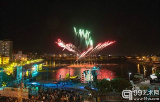 《探戈焰火》现场图 Santiago Porter 摄，蔡工作室提供