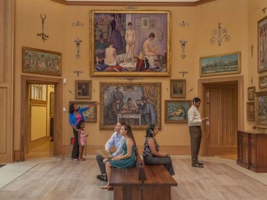 费城艺术区位于本杰明 富兰克林公园大道。