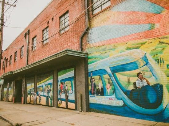 罗利仓库艺术区包括6个街道。