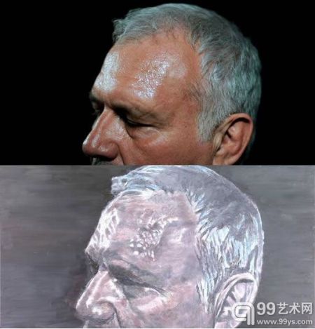 争议作品对比（上为摄影师作品；下为吕克·图伊曼斯画作）