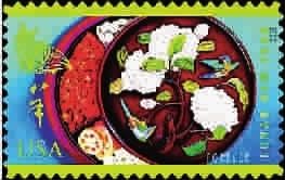 美国羊年邮票