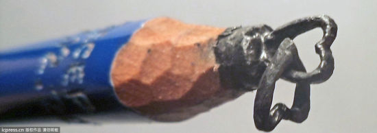 小小笔芯变精美雕塑