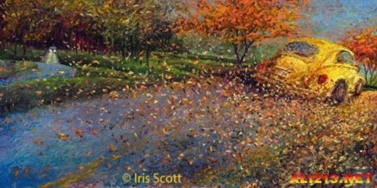 手癌患者慎点！国外艺术家用手指画出的精美油画