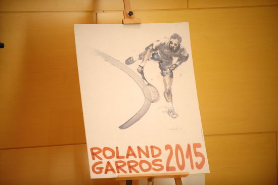 2015年法国网球公开赛官方海报